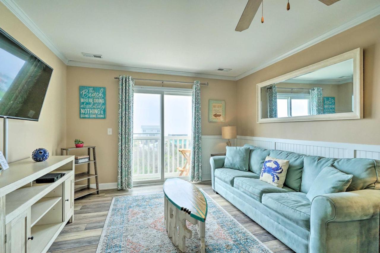 Ocean-View Oak Island Condo, 1 Block To Beach! Ngoại thất bức ảnh