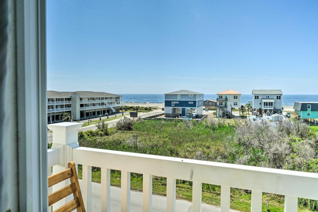 Ocean-View Oak Island Condo, 1 Block To Beach! Ngoại thất bức ảnh
