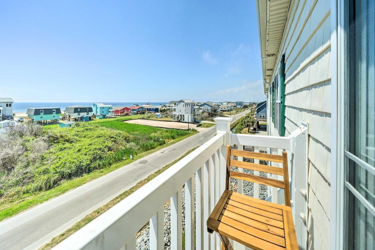 Ocean-View Oak Island Condo, 1 Block To Beach! Ngoại thất bức ảnh